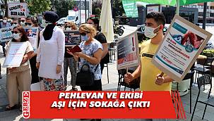 Sağlık çalışanları aşı farkındalığı için sokağa çıktı