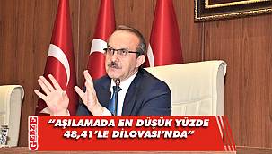 Vali Yavuz, aşılama oranlarını açıkladı