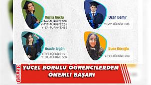 Yücel Boru Fen Lisesi geleneği bozmadı