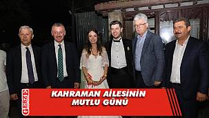 Yunus Kahraman'ın oğlu dünya evine girdi