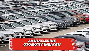 AB ülkelerine 10,7 milyar dolarlık otomotiv ihracatı