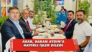 Akar’dan, Baran Aydın’a ‘hayırlı olsun’ ziyareti