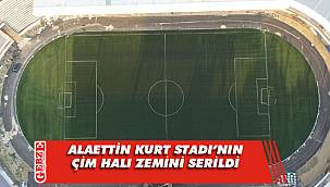 Alaettin Kurt Stadı'nın zemini hazır
