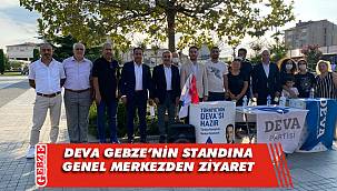 Avşar, DEVA Gebze’nin standına gitti