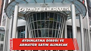 Aydınlatma direği ve armatür satın alınacak