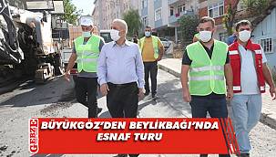 Büyükgöz, sahada denetim ve ziyaret yaptı