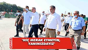 Büyükakın, Bağırganlı Limanı'ndaki balıkçılarla buluştu