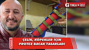 Çelik’ten bu kez de protez bacak çalışması