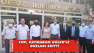 CHP, kalabalık heyetle Kaymakam Güler'e gitti