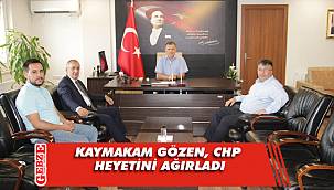 CHP heyetinden Kaymakam Gözen’e ziyaret