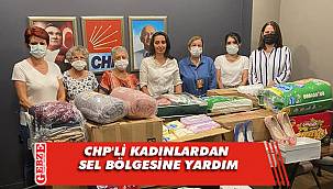 CHP Kocaeli Kadın Kolları’ndan sel bölgesine yardım