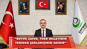 Çiftçi'den 30 Ağustos Zafer Bayramı mesajı