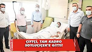 Çiftçi, Soyluçiçek’e geçmiş olsun dileklerini iletti