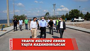  Çocuk Trafik Eğitim Parkı’nda çalışmalar sürüyor