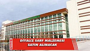 Diyaliz sarf malzemesi satın alınacak