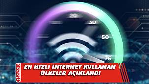 En hızlı internet kullanan ülkeler açıklandı