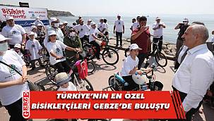En özel bisiklet turnuvası Gebze’de yapıldı