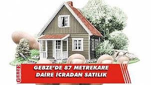 Gebze’de 87 metrekare daire icradan satılık