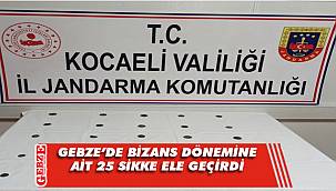 Gebze'de tarihi eser kaçakçılığı operasyonu