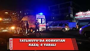 Gebze'de ters yöne giren otomobil kazaya neden oldu