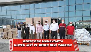 Gebze'den yangın bölgelerine yardımlar sürüyor