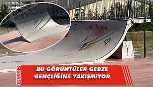 Gebze kaykay parkında çirkin görüntü