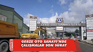 Gebze Oto Sanayi'nde üstyapı çalışmaları devam ediyor