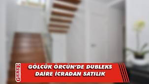 Gölcük Örcün’de dubleks daire icradan satılık 