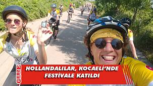 Hollandalı gezginler, Kocaeli’nde pedal çevirdi