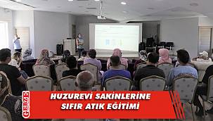 Huzurevi sakinlerine ‘Sıfır Atık’ eğitimi