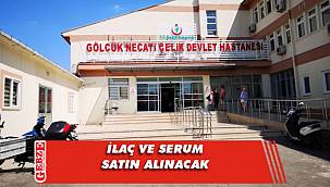 İlaç ve serum satın alınacak