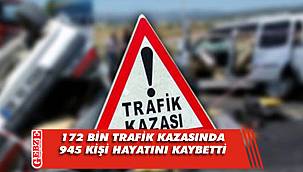 İlk 6 ayda 172 bin trafik kazası yaşandı