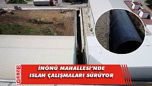 İSU, İnönü Mahallesi'nde 248 metre ıslah yaptı