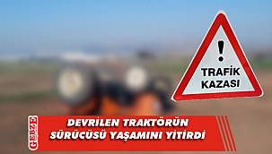 İzmit'te devrilen traktörün sürücüsü öldü