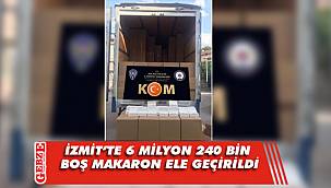 İzmit'te gümrük kaçakçılığı operasyonu