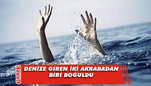 Kandıra'da denize giren iki akrabadan biri boğuldu