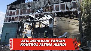 Kartepe'deki atıl depoda çıkan yangın söndürüldü