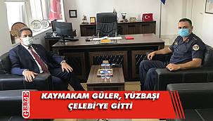 Kaymakam Güler'den yeni jandarma komutanına ziyaret