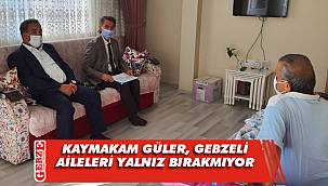Kaymakam Güler, ziyaretlerine ara vermiyor