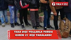 Kocaeli'de 21 düzensiz göçmen yakalandı