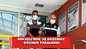Kocaeli'nde düzensiz göçmen operasyonu