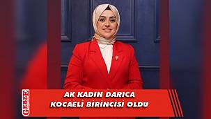 Kocaeli'nde en çok üyeyi AK Kadın Darıca yaptı