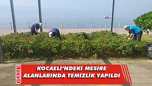 Kocaeli’ndeki mesire alanlarında temizlik yapıldı
