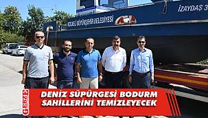 Kocaeli'nin deniz süpürgeleri Bodrum'u temizleyecek