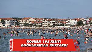 KOSKEM hayat kurtarmaya devam ediyor.