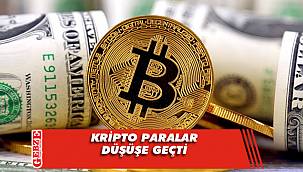 Kripto paralar değer kaybetti