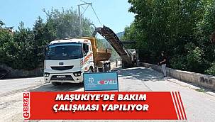 Maşukiye’de bakım çalışmaları sürüyor