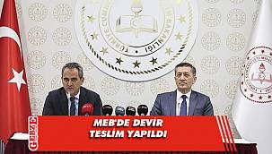 MEB'de devir teslim yapıldı