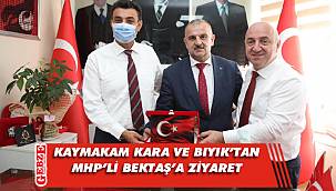 MHP'li Bektaş Kara ve Bıyık'ı ağırladı