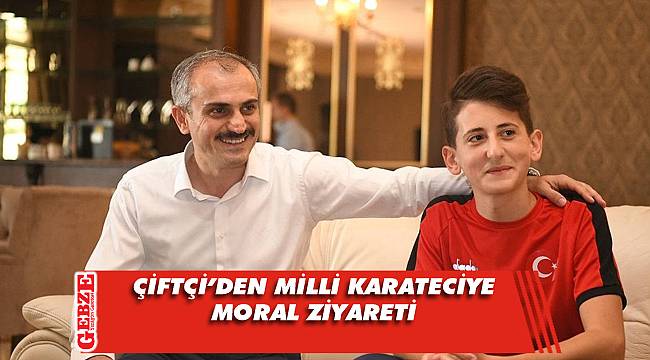 Milli karateciye moral ziyareti